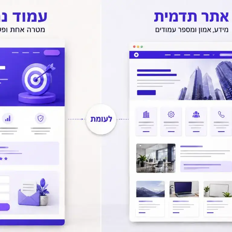 עמוד נחיתה או אתר תדמית לעסק (1)